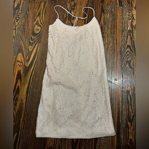 EXPRESS Elegant light pink Sequin Dress